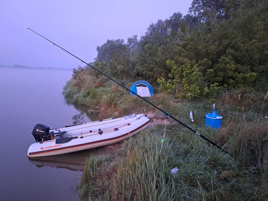 Ponton Kolibri km 360 dsl z silnikiem zaburtowym Tohatsu 9.8 km s