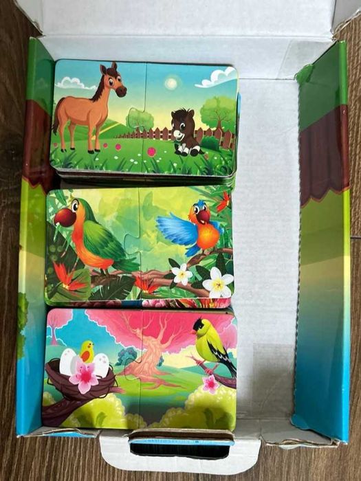 Пазли "Хто чия мама?"