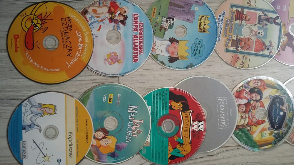 Plyty cd, dvd, vcd opowiadania,piosenki,bajki dla dzieci