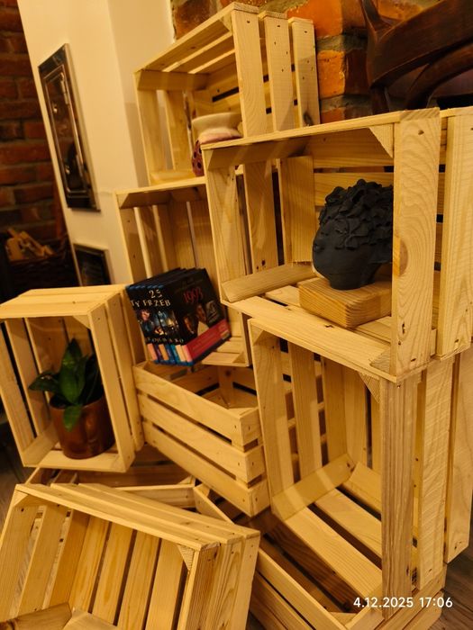 Skrzynka drewniana, dekoracyjna, sosnowa 29,5x20x15*