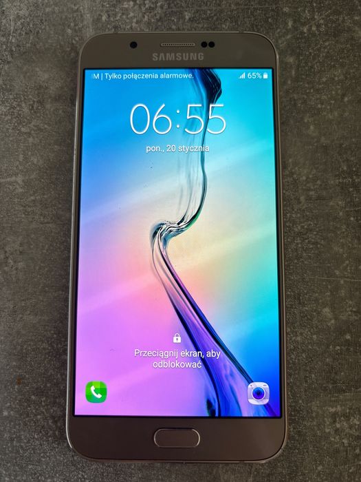 Samsung Galaxy A8 duos srebrny używany 2016