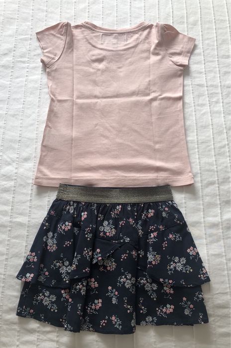 Conjunto saia e t-shirt Miguel Vieira