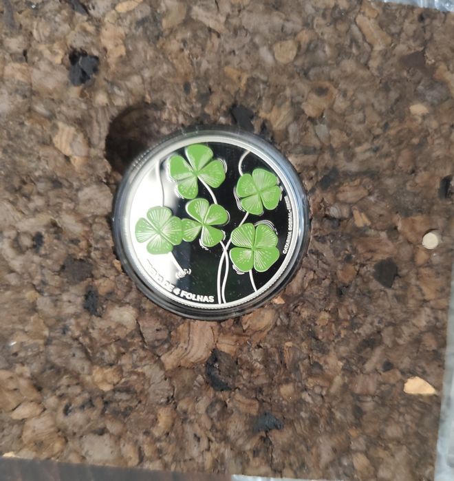 5€ Proof , Trevo de quatro folhas, 2018