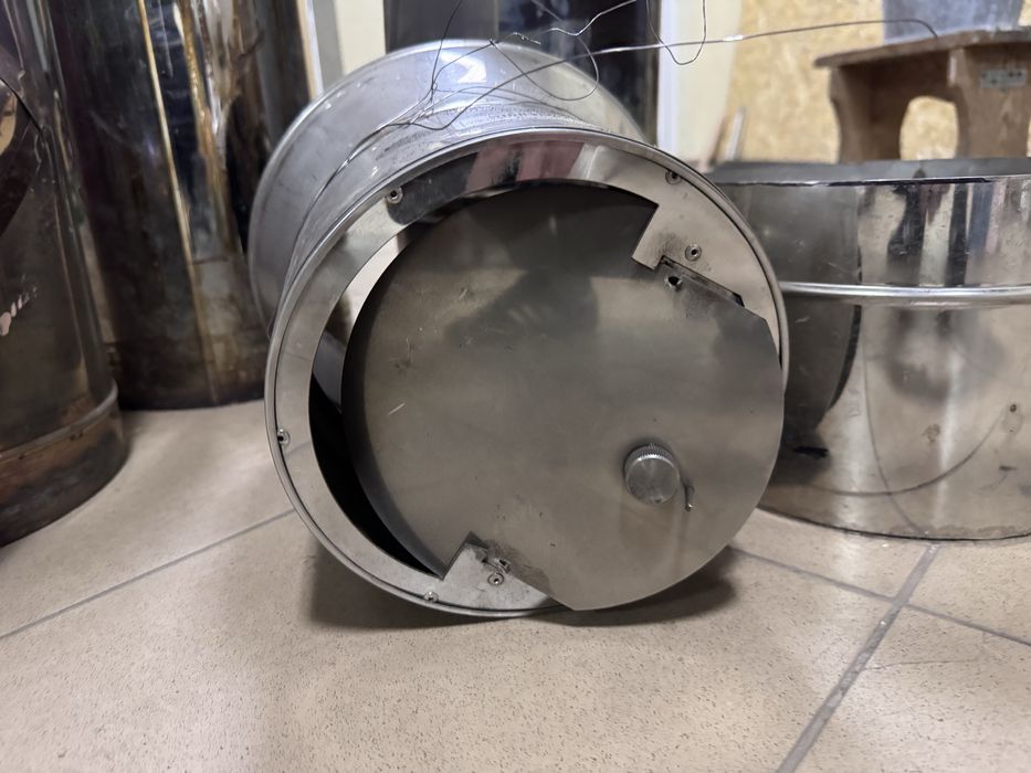 Димові труби димохід250 мм регулятор тяги