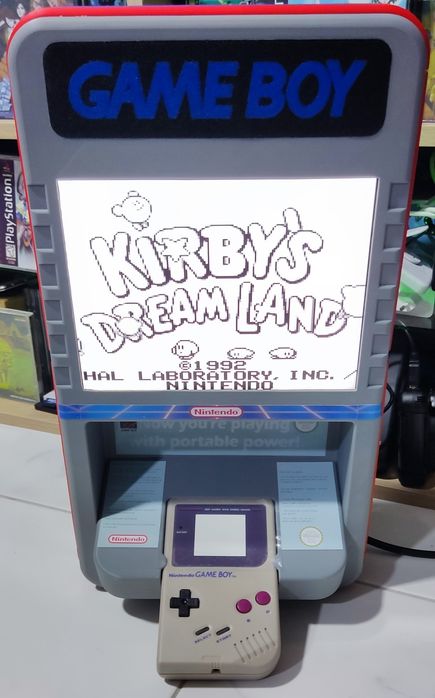 Quiosque artesanal GameBoy gigante