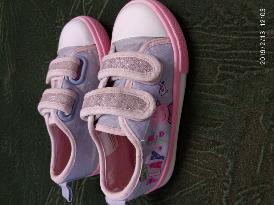 Кеды с Пеппой на девочку