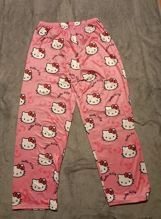 Spodnie piżamowe Hello Kitty – różowe