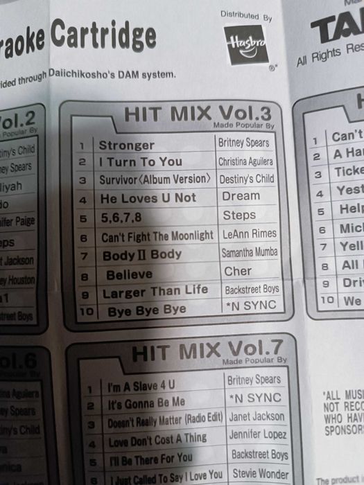 E-Kara Karaoke Cartridge Volume 3 - Hasbro