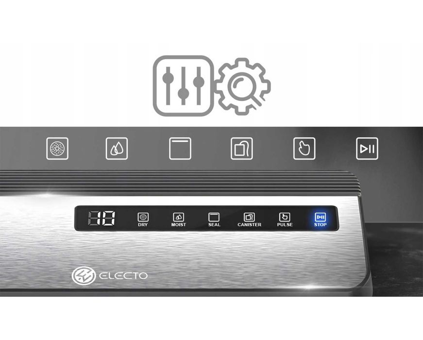 Zgrzewarka Próżniowa Do Żywności Pakowarka Automatyczna + 10 Worków