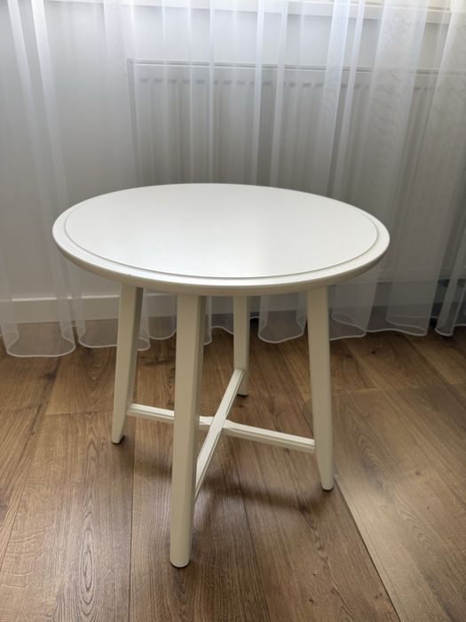 Stolik Ikea Kragsta 50cm, bialy
