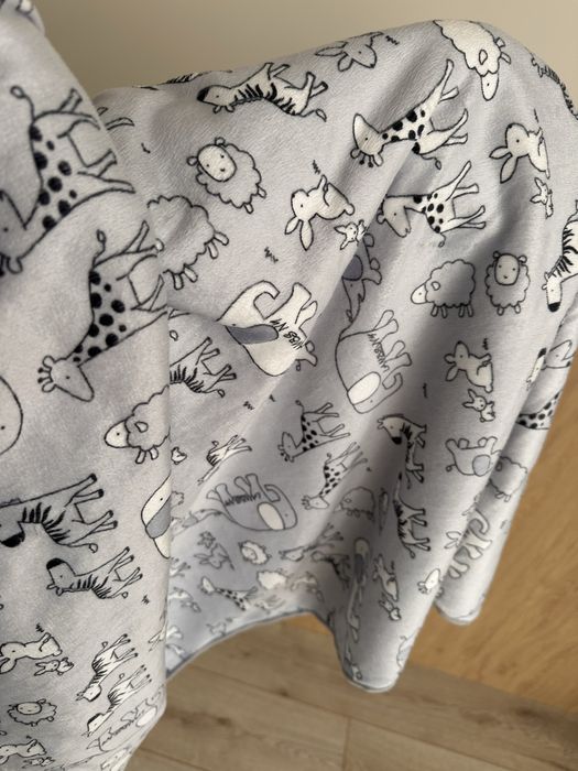 Дитячий плед утеплений двосторонній/ покривало дитяче двостороннє