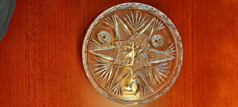 Patera kryształowa - Stan Idealny