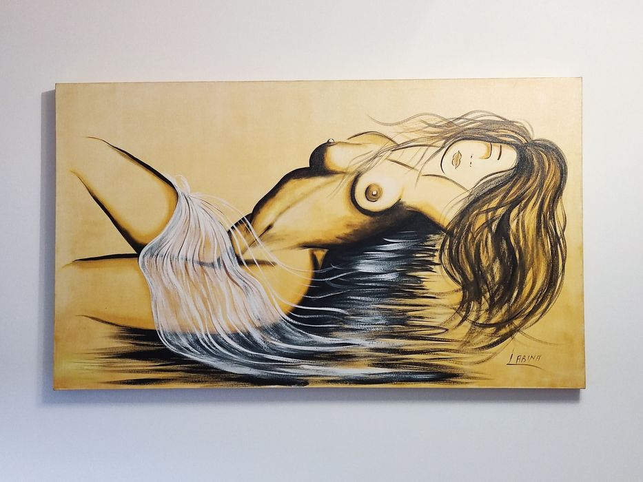 Tela de Mulher Semi Nua