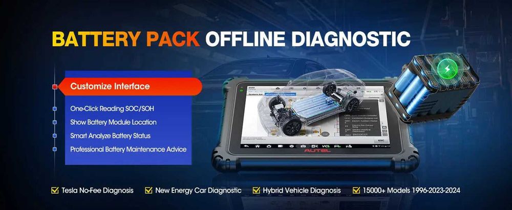 Autel MS Ultra EV Máquina Diagnostico OBD Professional Topo Gama (NOVO