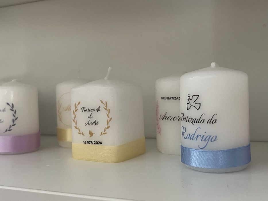 Velas personalizadas para qualquer ocasião!