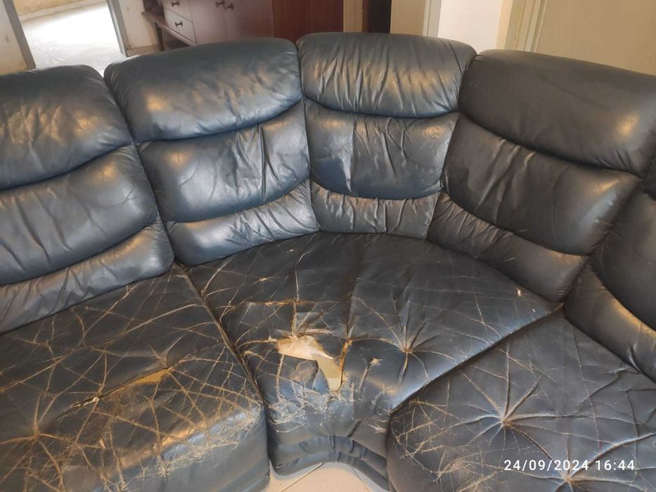 Sofá em pele, para restauro