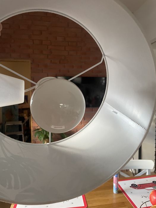 Żyrandol w liście loftowy klosz Duolla