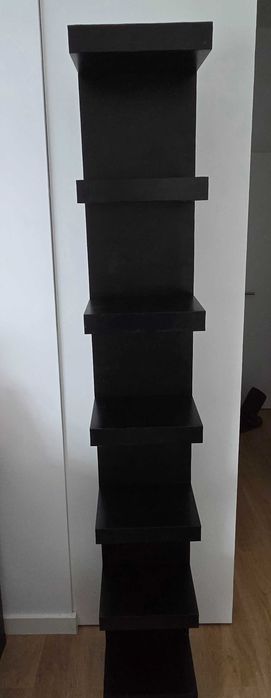 Coluna livros preto castanho