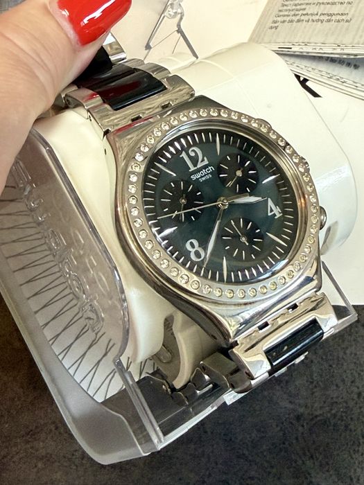 Годинник  Swatch Ivory, оригінал