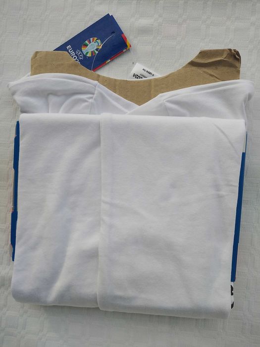 T-Shirt Branca Homem UEFA Euro 2024