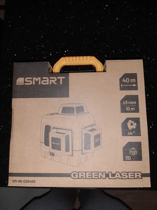 Laser płascyznowy 3d green