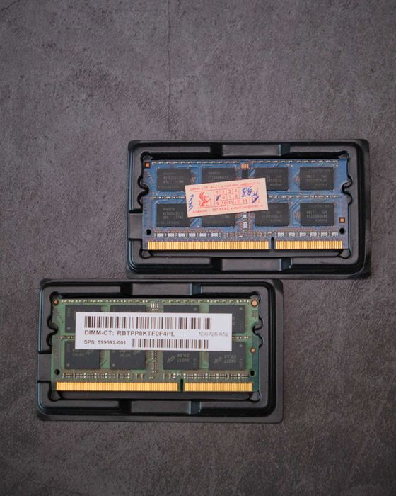 Продам комплект ОЗП 8 ГБ (2x4GB) DDR3 SODIMM для ноутбука
