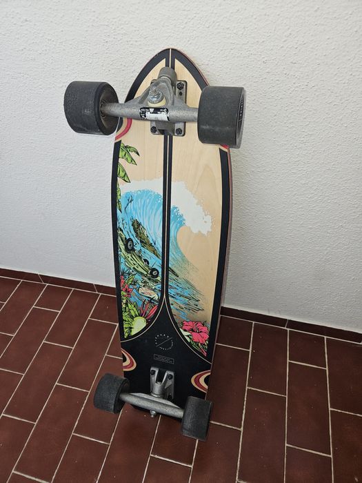 Skate Longboard Fish 500 Preto