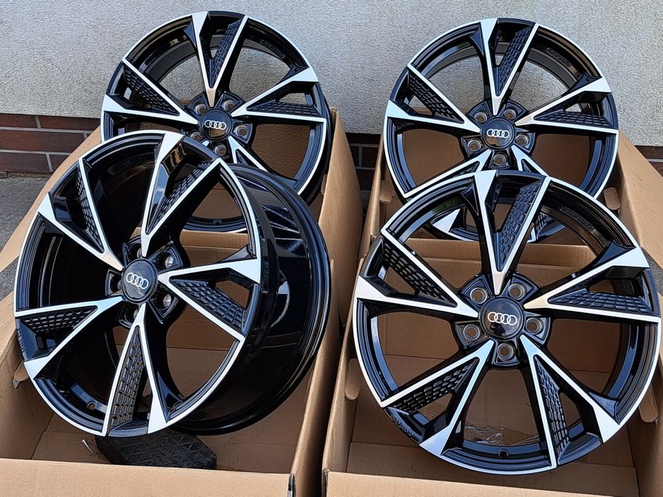 Alufelgi NOWE 18 AUDI 5x112 A3 A4 B7 B8 B9 A6 C6 C7 C8 Q3 CZARNE RS6