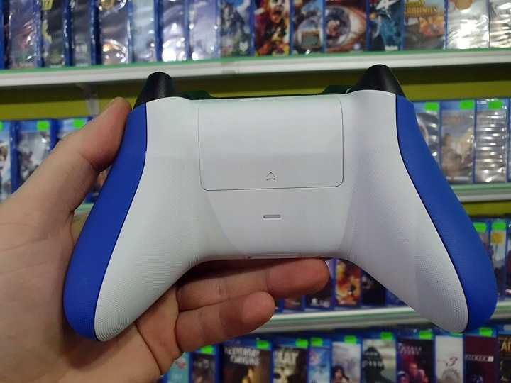 Oryginalny pad Microsoft Xbox Series S X One Shock Blue niebieski
