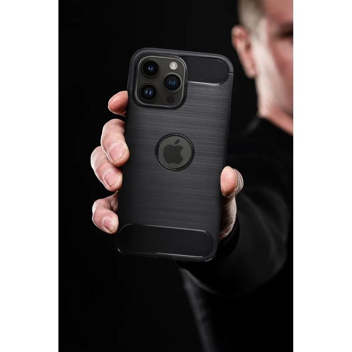 Etui Futerał CARBON do MOTOROLA G54 czarny