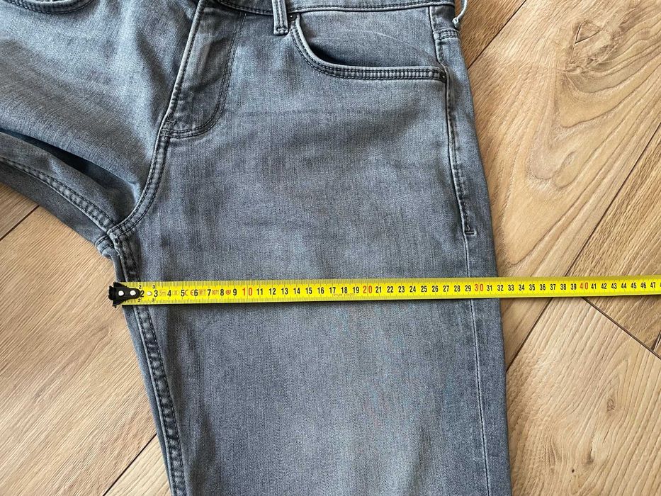 Spodnie męskie dżinsy C&A W36/L30 szare elast 45zł