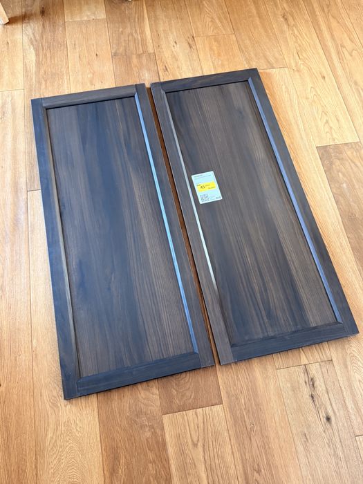 IKEA oxberg fronty drzwi 704.928.91 ciemny braz Billy