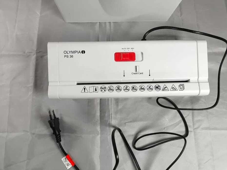 Olympia niszczarka PS 36 biała