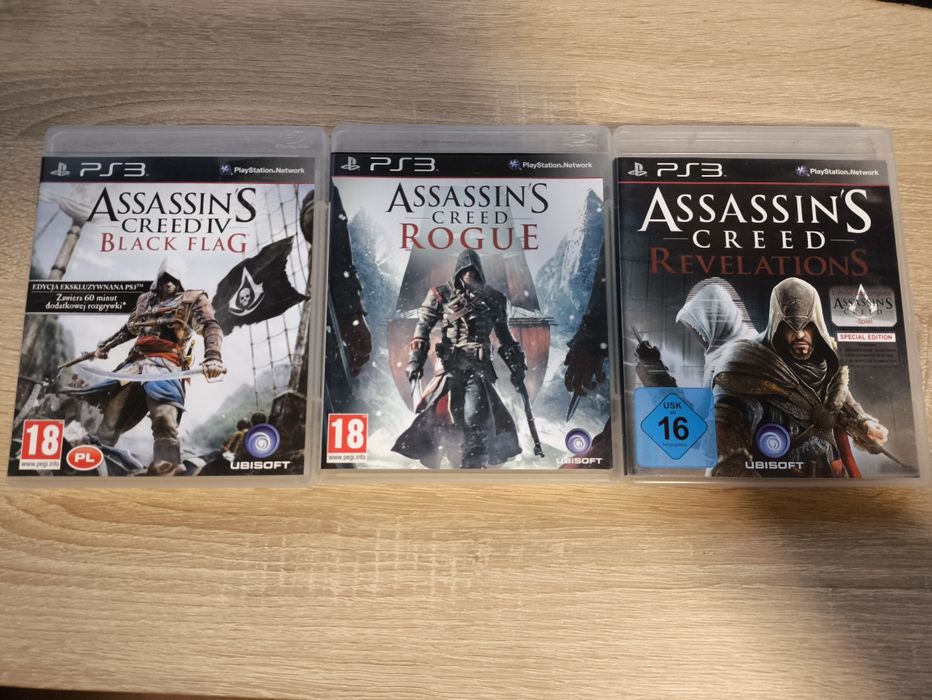 Kolekcja gier assassin's Creed na ps3