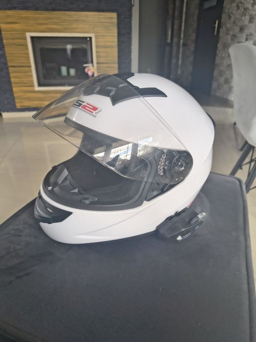 Kask motocyklowy LS2 FF352 + interkom Freedconn tmax S PRO