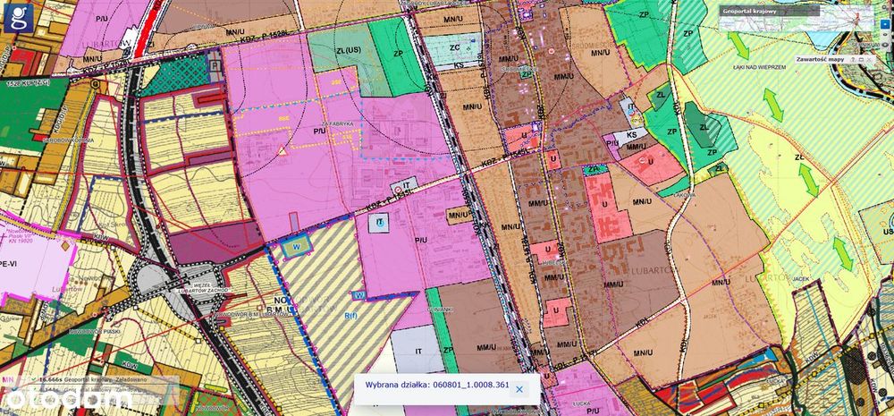 Działka 4950m² z mediami, asfaltowy dojazd