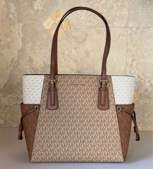 Torba shopperka michael Kors voyager camel multi