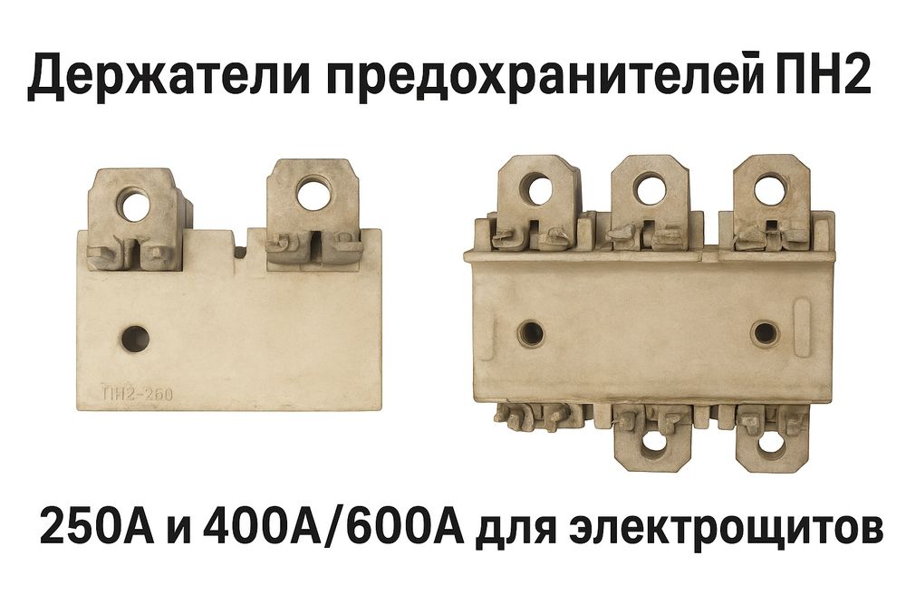 Держатели предохранителей ПН2 (250А и 400А/600А)