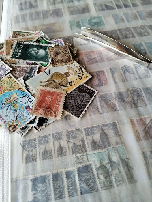 Lote de selos usados (CTO), Espanha