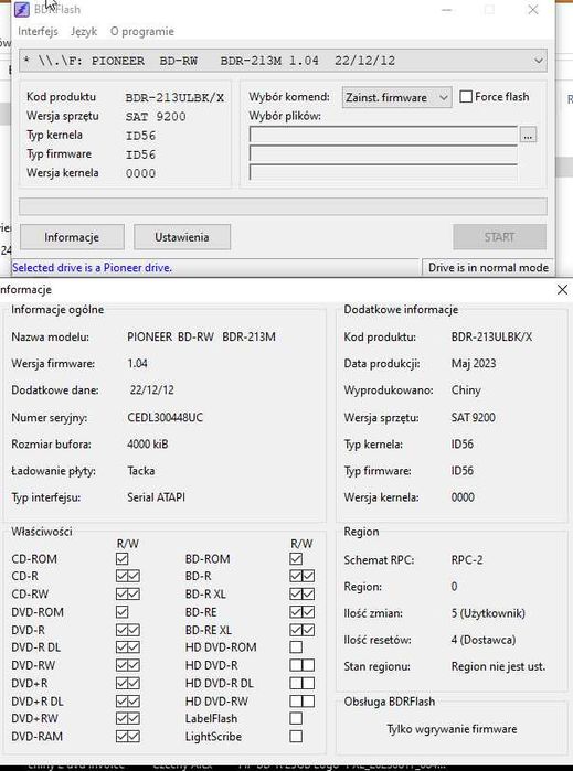 Pioneer BDR-213 ULBK / BDR-213 BDXL M-Disc Nagrywarka Blu-ray BOX