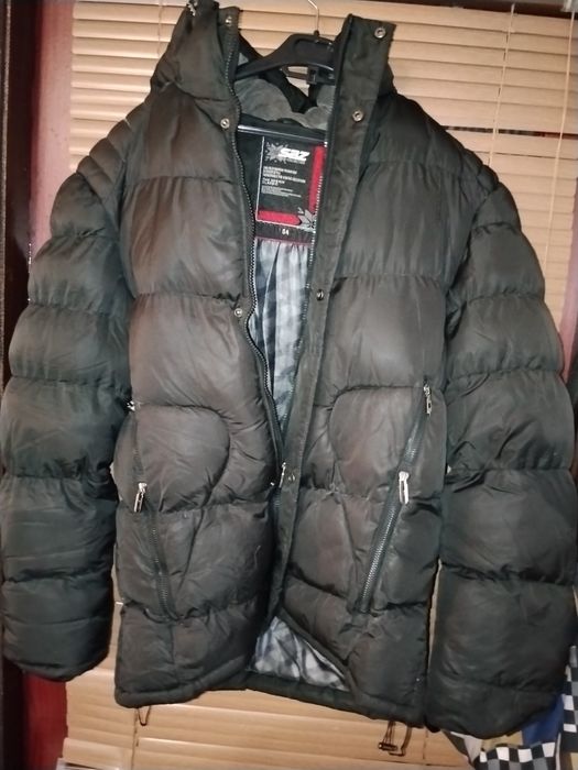 Мужской зимний пуховик SAZ Men's Collection (Размер 54 / XL-XXL) — Идеальное тепл
