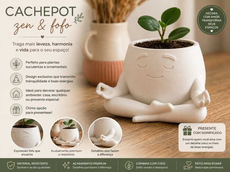 Vaso decorativo yoga
