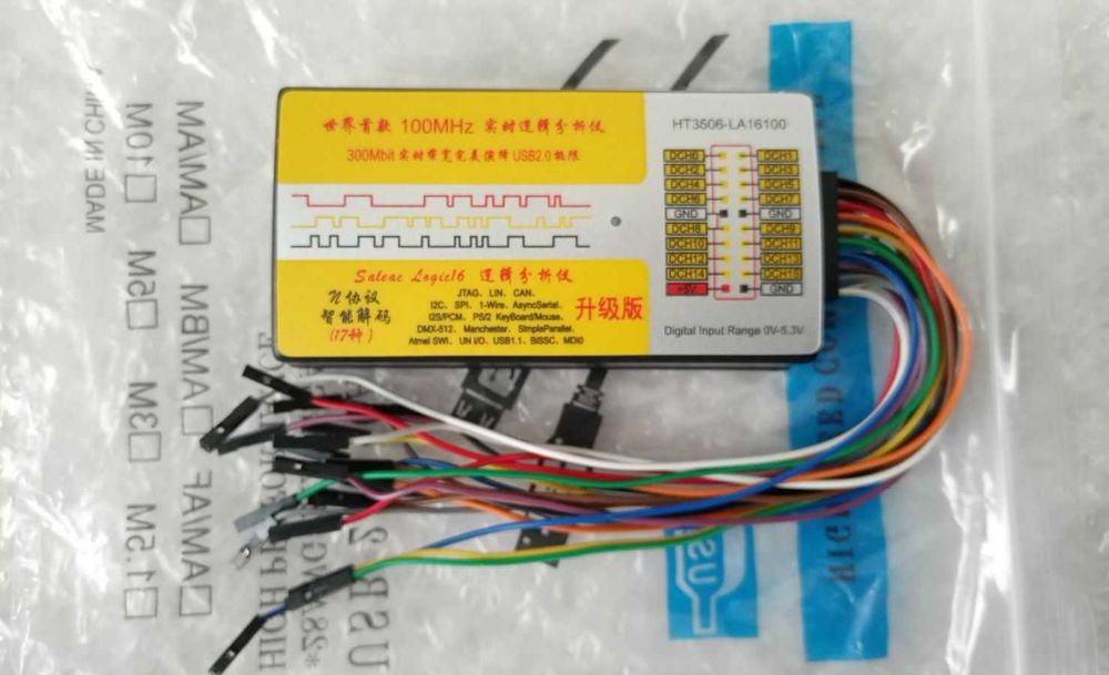 USB2.0 логический анализатор 16 каналов 100 МГц совместим Saleae Logic