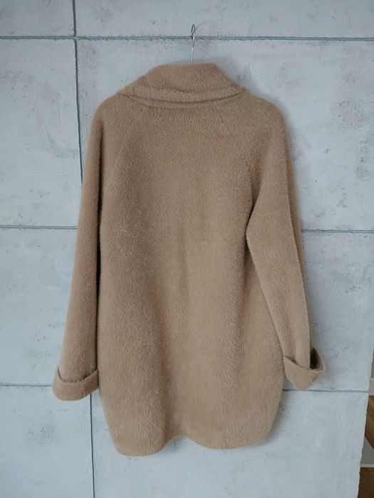 Płaszcz damski typu Alpaka  beżowy