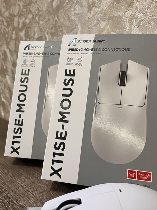 Нова Беспроводна Ігрова Миша Attack Shark X11SE