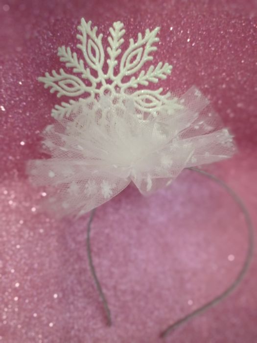 Новорічний обруч Сніжинка