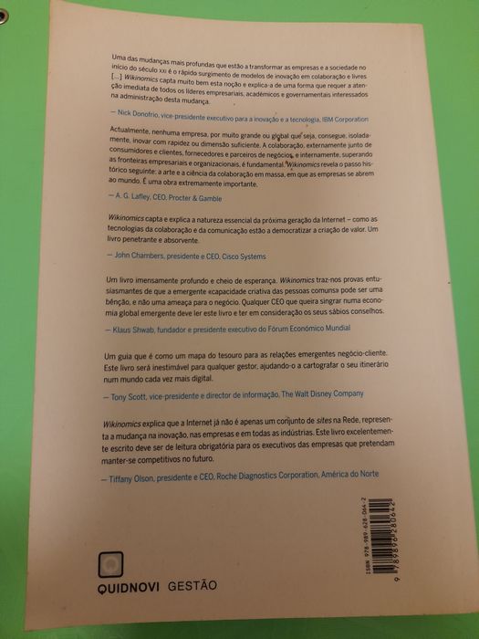 Wikinomics - A nova economia