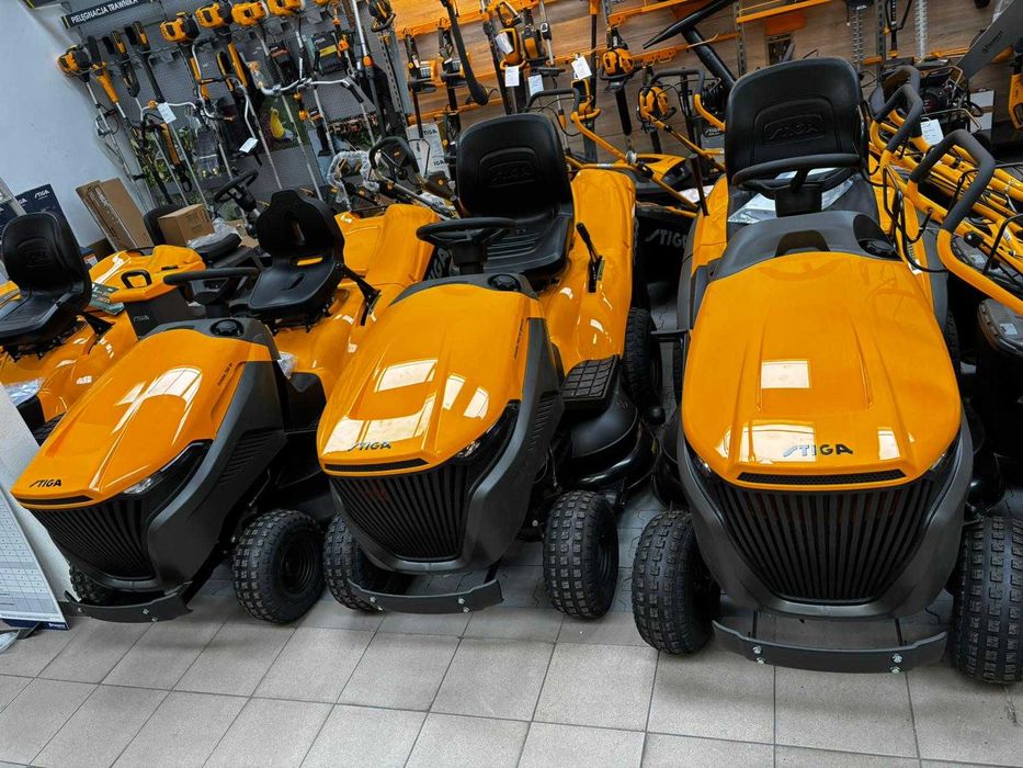 STIGA Traktorek Ogrodowy | Różne modele | Honda / STIGA | Dostawa | Gwarancja Koszenie + Mulcz RATY Traktorki kosiarki STIGA