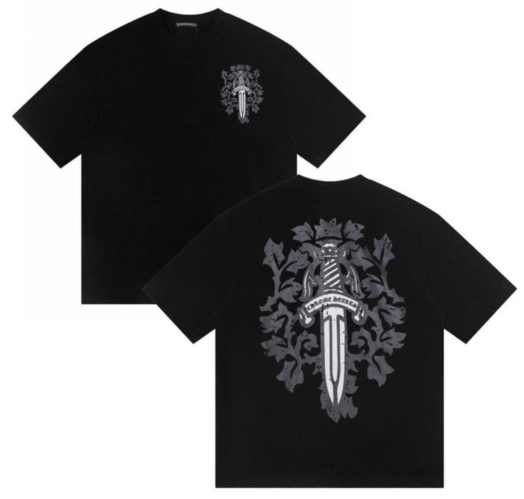 Футболки Chrome Hearts Logo унисекс кром хартс тишка Новинки