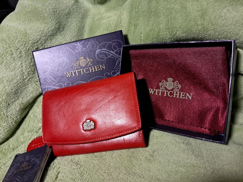 4. Nowy portfel Wittchen oryginalny skóra naturalna okazja